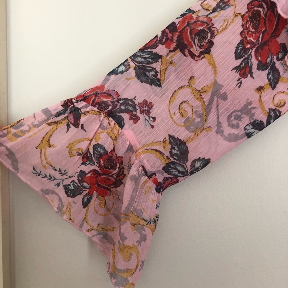 ART CLASS SHEER FLORAL DRESS WITH SLIP 10/12 - Picture 2 of 9